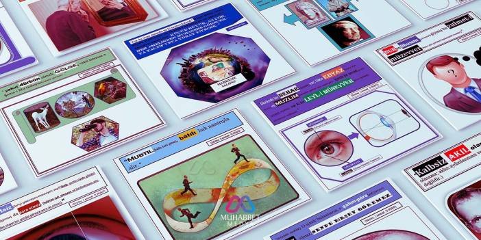 Risale-i Nur Derslerinden Resimli Vecize Kartları