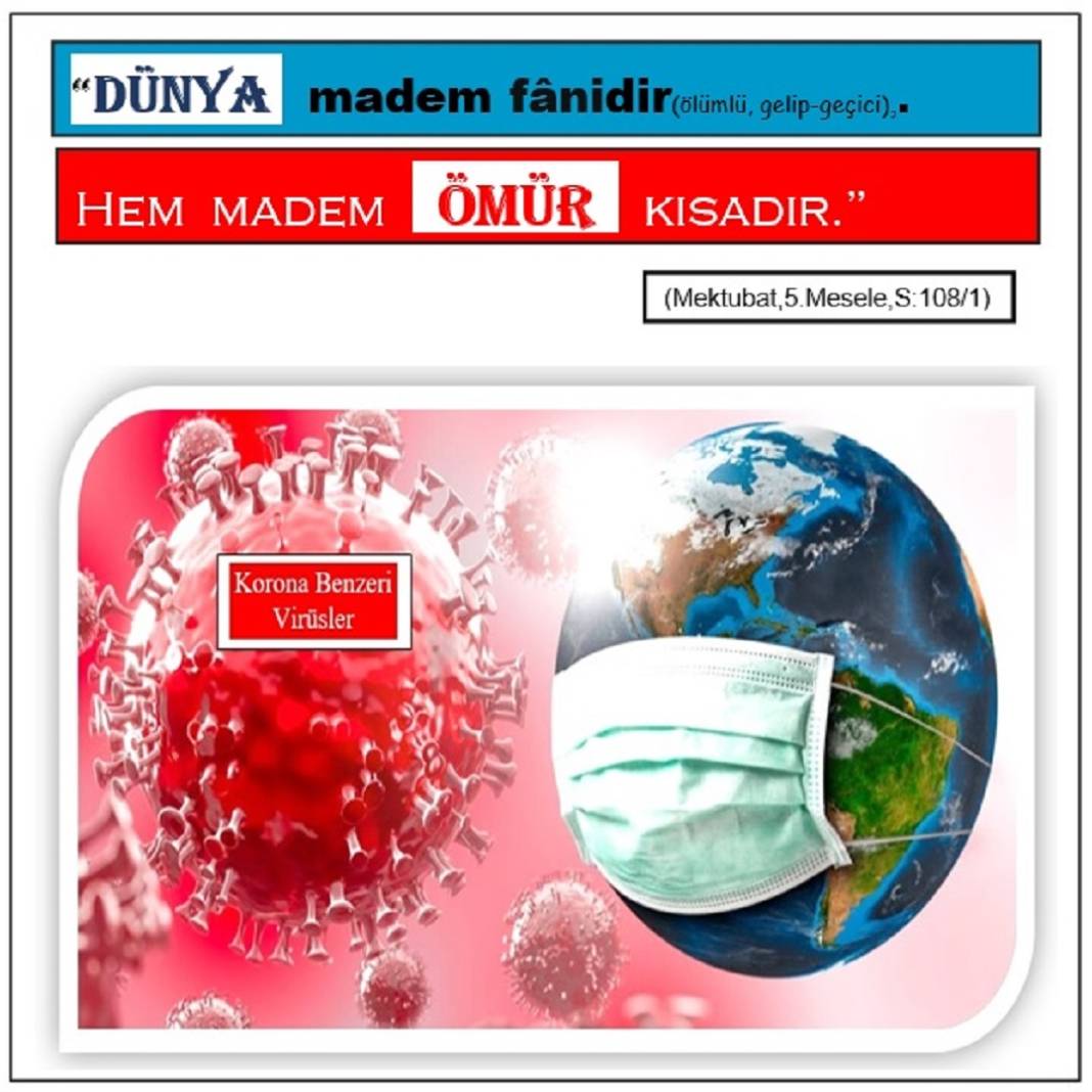 Bediüzzaman Said Nursi’nin Risale-i Nur Külliyatı eserlerinden Resimli Vecizeler 11