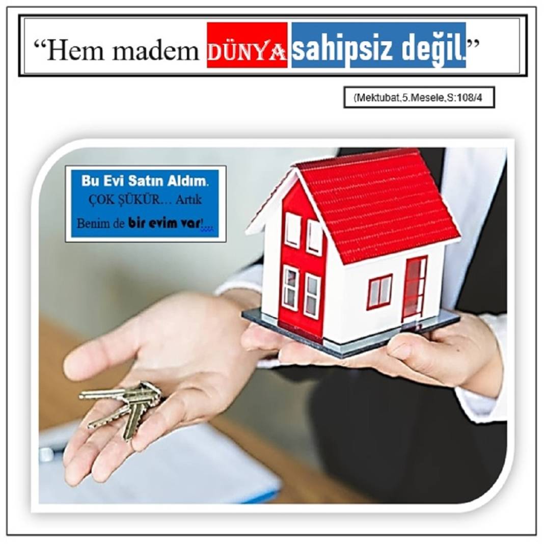 Bediüzzaman Said Nursi’nin Risale-i Nur Külliyatı eserlerinden Resimli Vecizeler 14