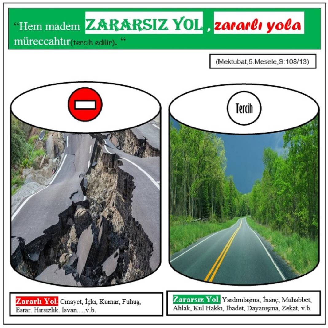 Bediüzzaman Said Nursi’nin Risale-i Nur Külliyatı eserlerinden Resimli Vecizeler 18
