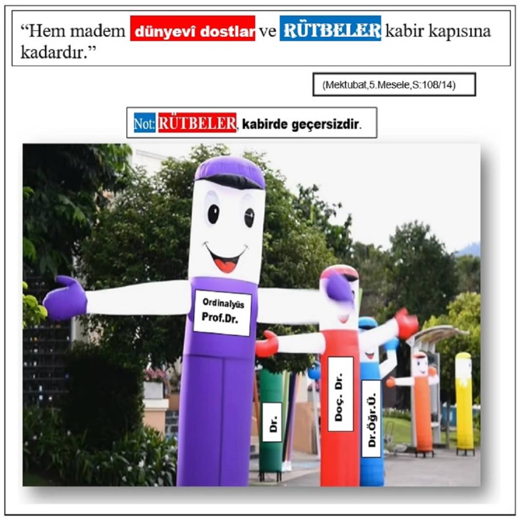 Bediüzzaman Said Nursi’nin Risale-i Nur Külliyatı eserlerinden Resimli Vecizeler 19