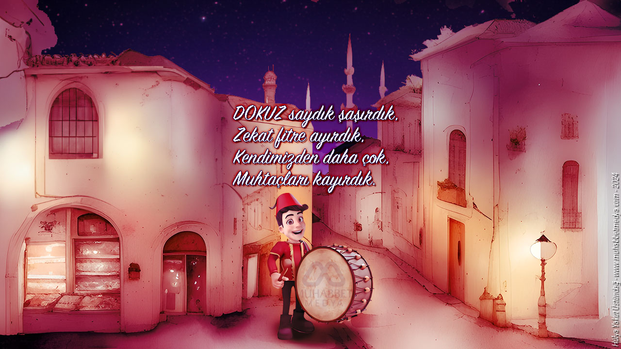 DOKUZ saydık şaşırdık, Zekat fitre ayırdık… - Ramazan Manileri 2024