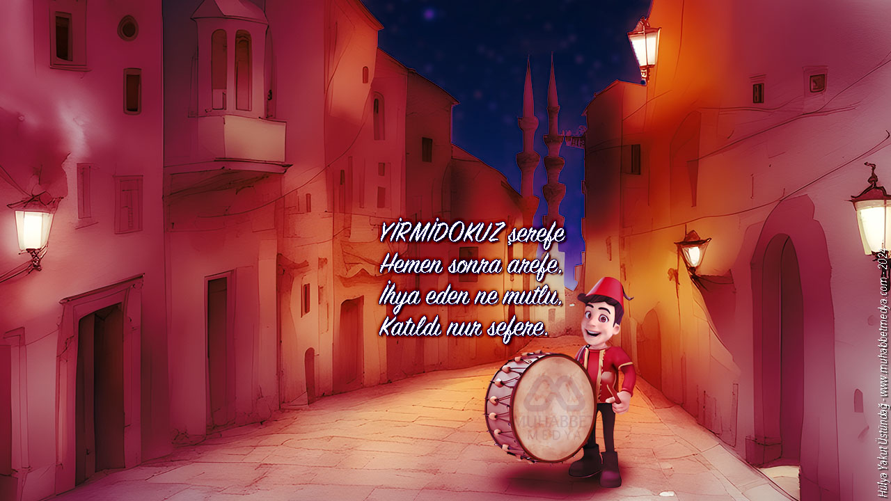 YİRMİDOKUZ şerefe, Hemen sonra arefe… - Ramazan Manileri 2024