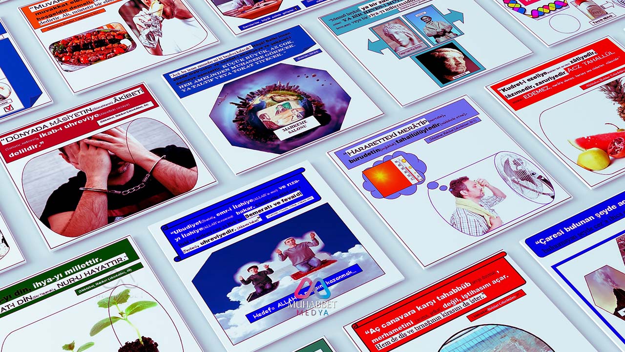 Risale-i Nur’dan resimli vecizeler