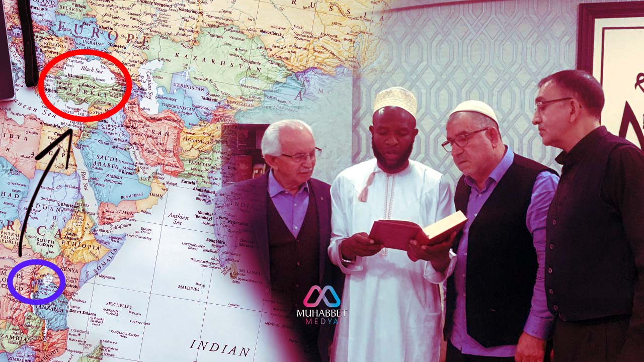 Burundi Diyanet İşleri heyetine Risale-i Nur hediye ettiler