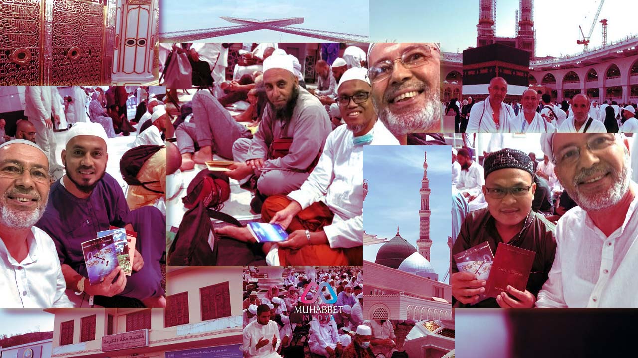 Hacda İslam coğrafyasından gelen kardeşlere İngilizce Risale-i Nur hediye ettik