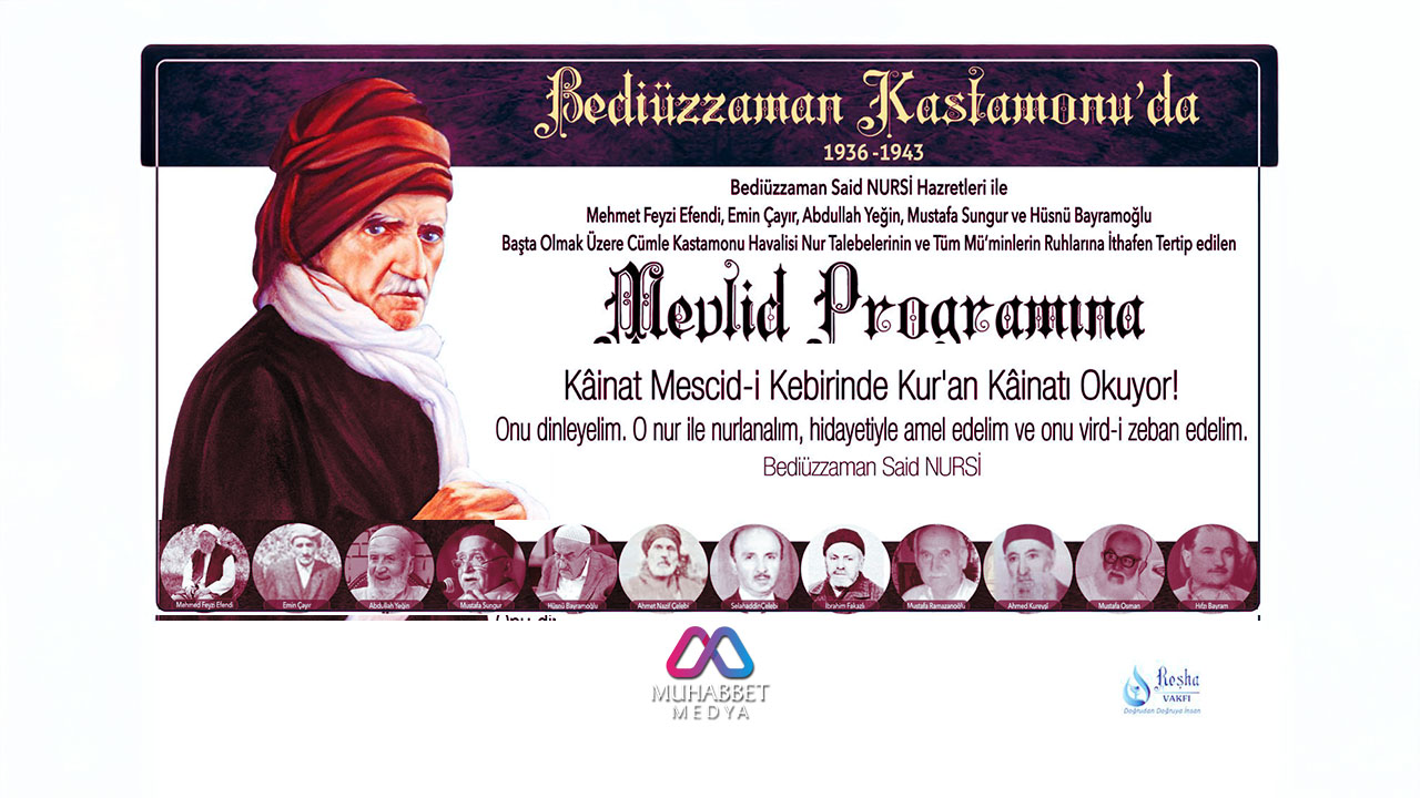 Bediüzzaman Mevlidi Kastamonu’da Coşkuyla İcra Edildi