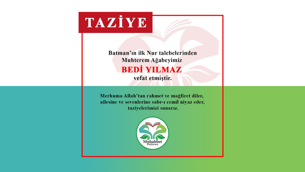 Bedi Yılmaz vefat etti