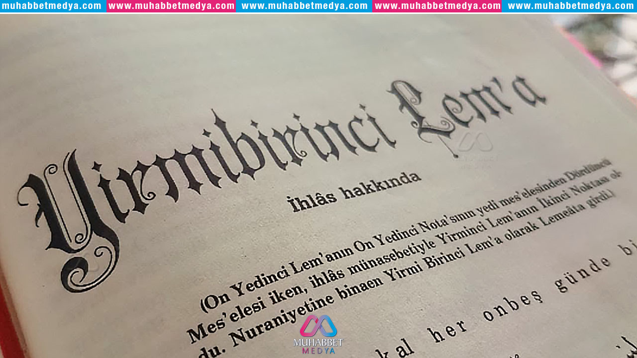 İhlas ve Bizlere Düşen Vazife