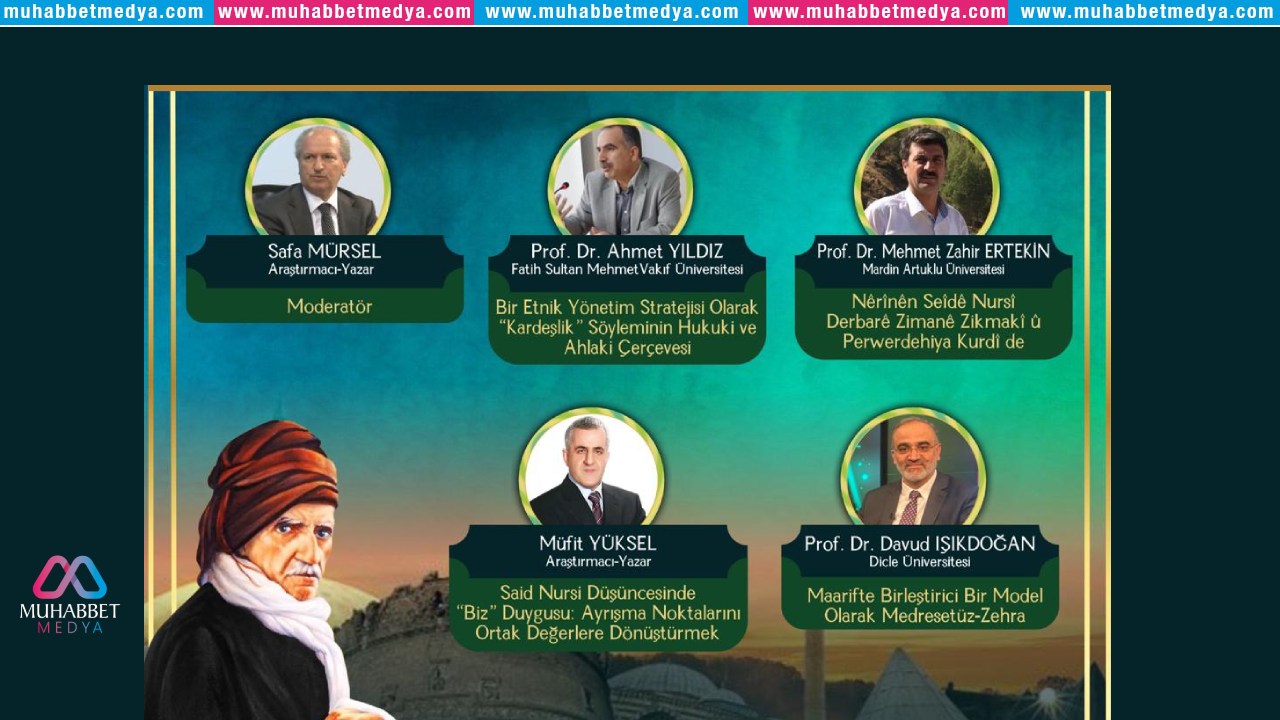 Said Nursi ve Kardeşlik İklimi Diyarbakır’da Masaya Yatırılıyor