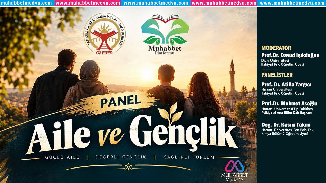 Şanlıurfa’da “Aile ve Gençlik” Paneli