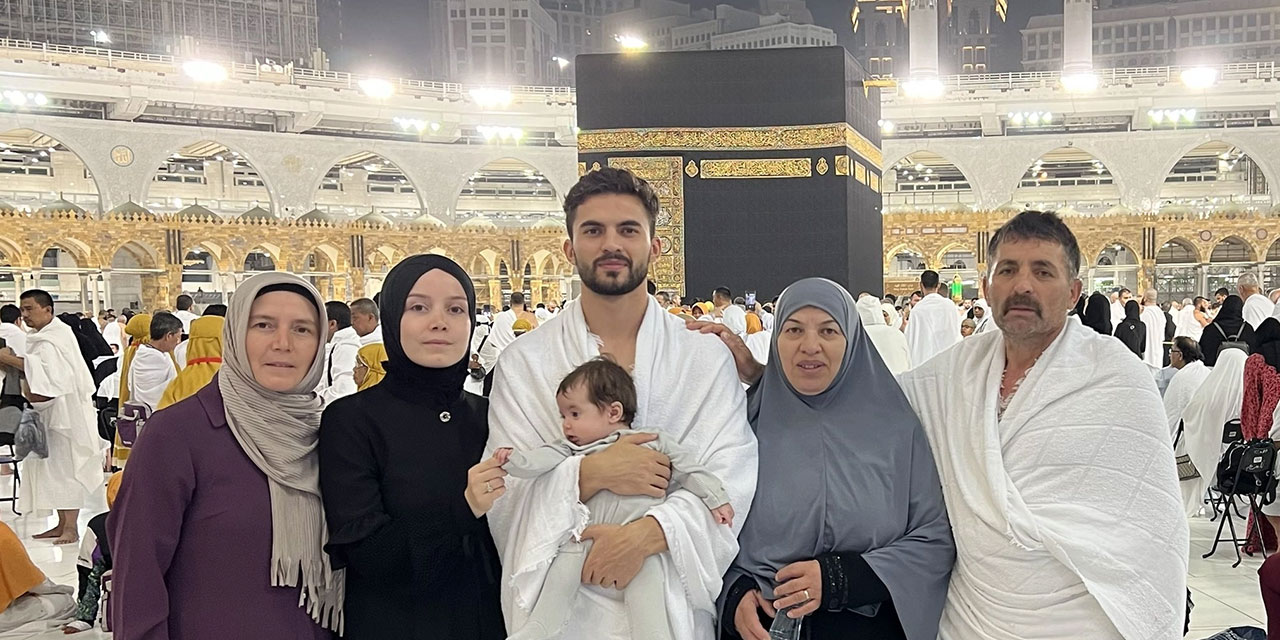 Trabzonsporlu Genç futbolcu lige verilen arayı fırsat bilerek umreye gitti