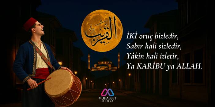 İKİ oruç bizledir - Esmalarla Ramazan Manileri 2026 (Ya Karib)